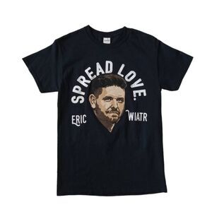 Gildan Black Unisex Short Sleeve Eric Wiatr Spread Love Graphic Tee Adult Small